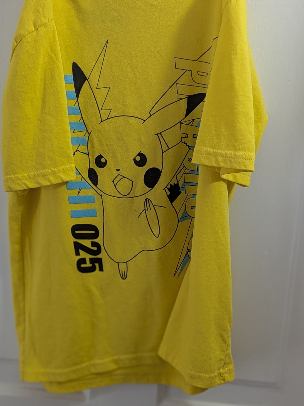 Pikachu Yellow Kids Graphic Tee